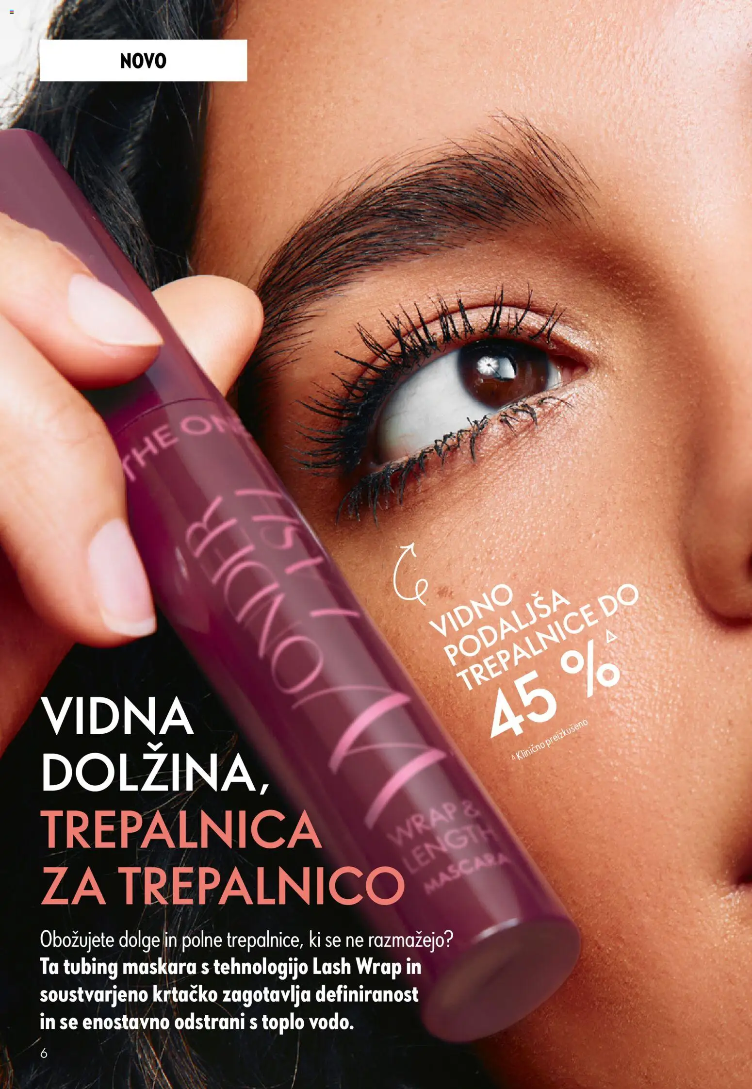 Novi Oriflame katalog ponudbe – veljaven od 16.09.2026 | Stran: 6 | Izdelki: Maskara
