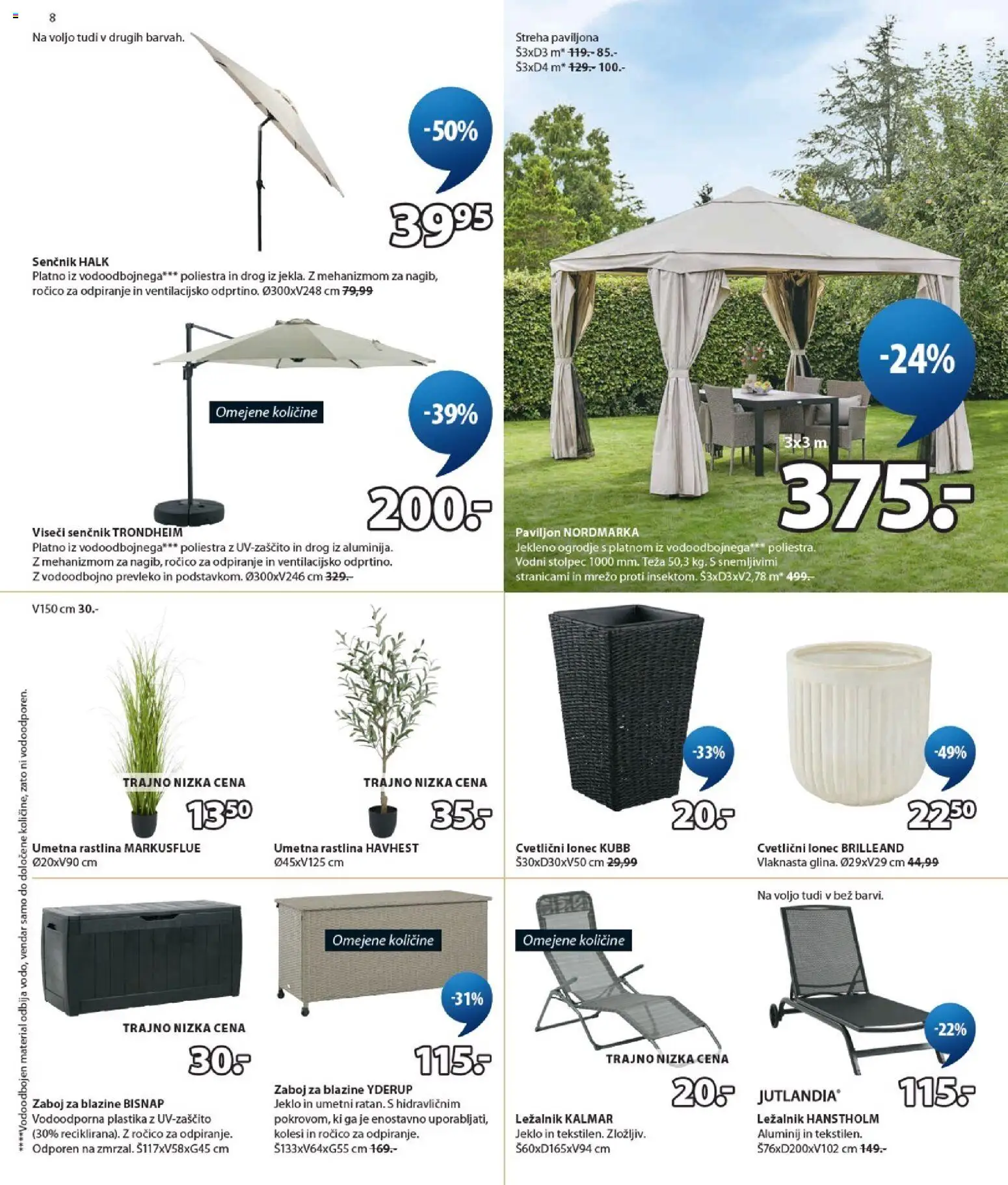 Novi JYSK katalog ponudbe – veljaven od 15.07.2026 | Stran: 8