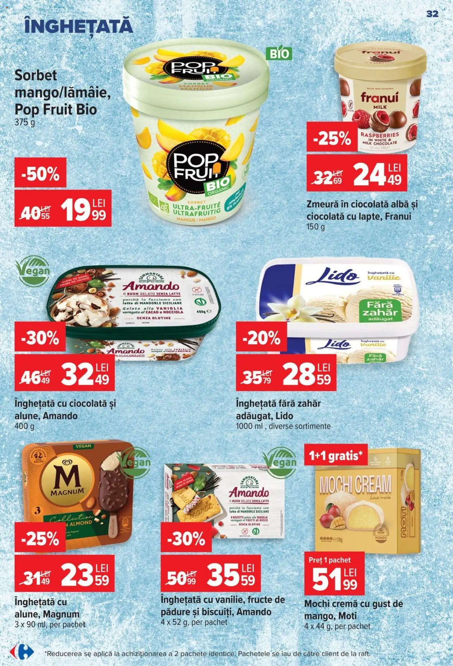 Noul catalog Carrefour – valabil de la 17.06.2026 | Pagină: 31 | Produse: Zmeură, Cremă, Cacao, Fructe