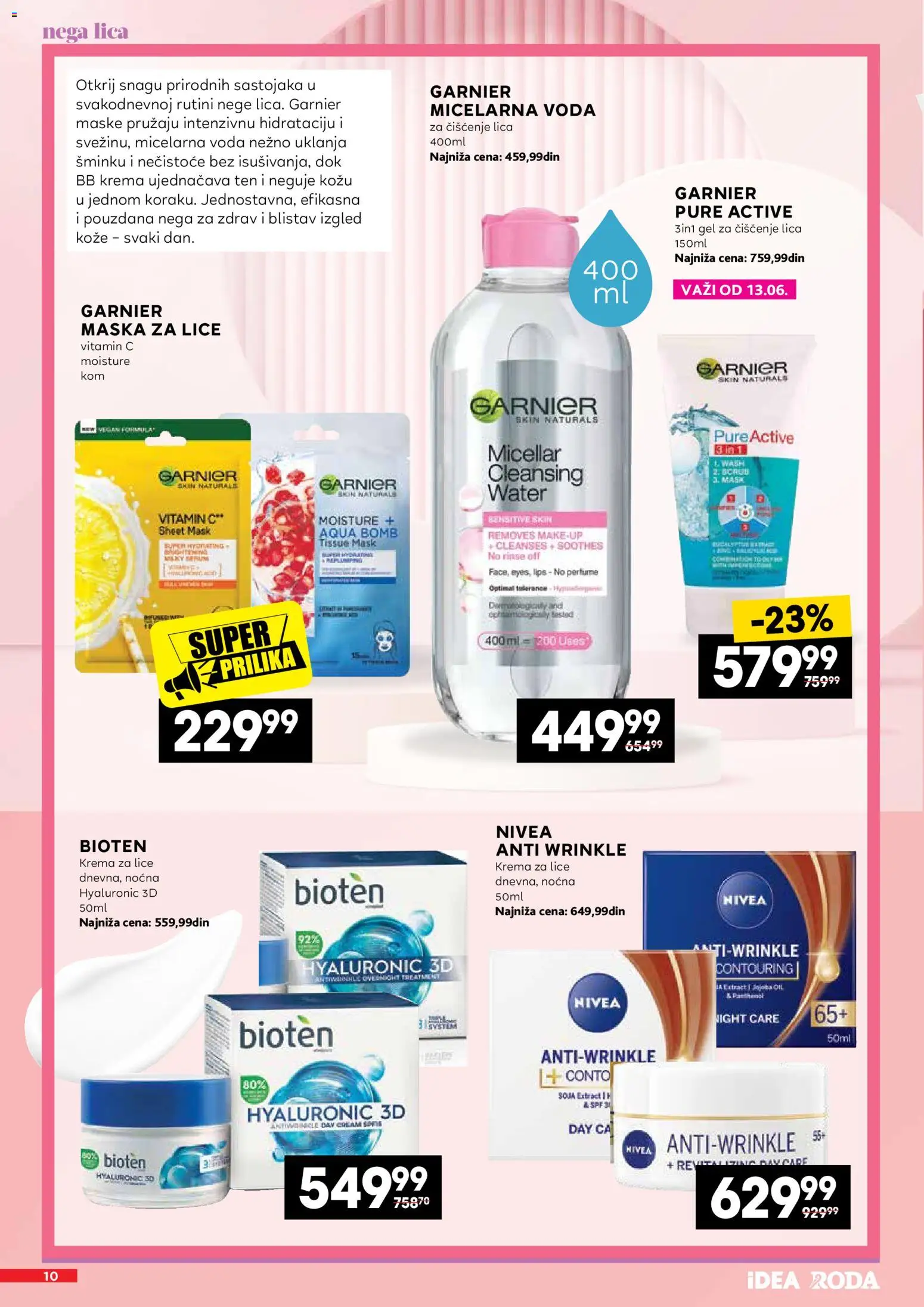 Mercator katalog - važi od 11.06.2026 | Strana: 10 | Proizvode: BB krema, Nivea, Krema, Maska