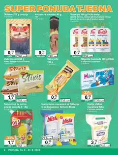 KTC Katalog - Pregled kataloga iz trgovine KTC, vrijedi od 16.09.2026 | Stranica: 4 | Proizvodi: Keks, Krema, Limun, Kornet