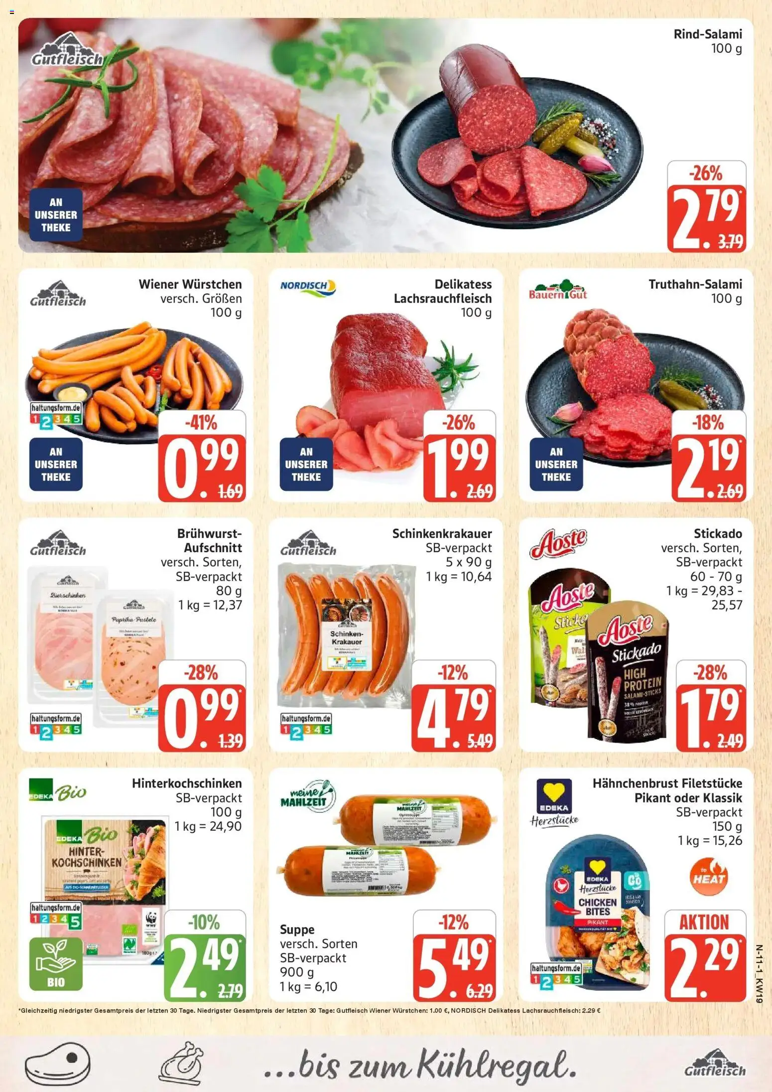 Marktkauf Prospekt Schleswig	 – gültig ab 04.05.2026 | Seite: 13 | Produkte: Wiener wurstchen, Theke, Schinken, Hahnchenbrust