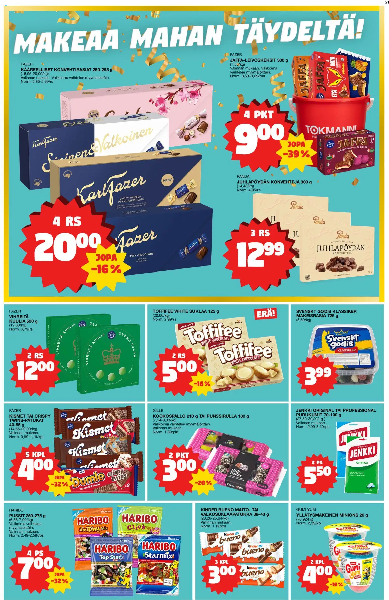Tokmanni tarjoukset – voimassa 26/10/2026 alkaen | Sivu: 21