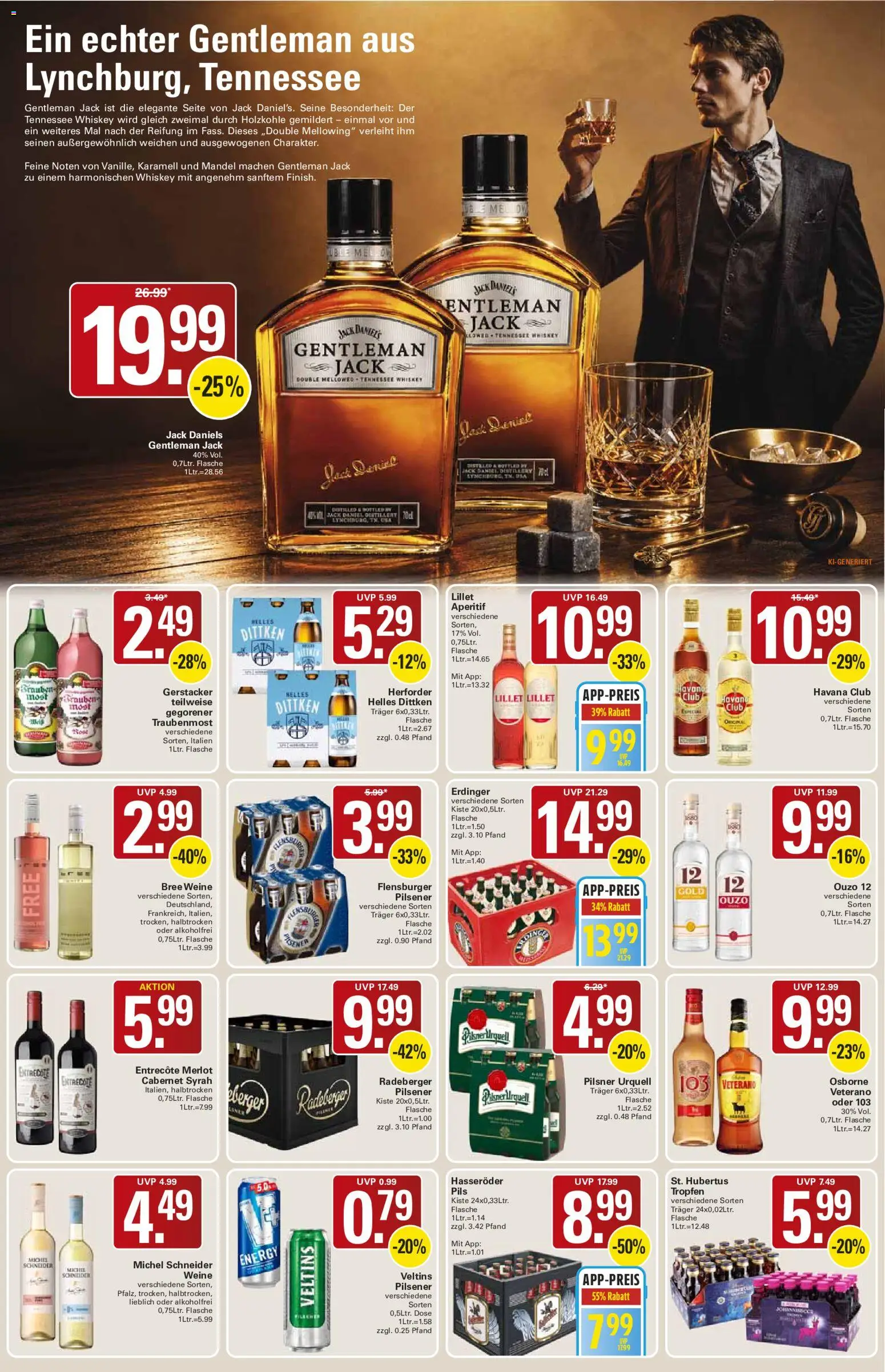 WEZ Prospekt – gültig ab 17.08.2026 | Seite: 13 | Produkte: Osborne, Entrecote, Lillet, Radeberger pilsner
