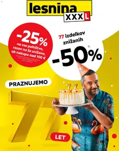 XXXL Lesnina katalog akcije – veljaven od 14.09.2026