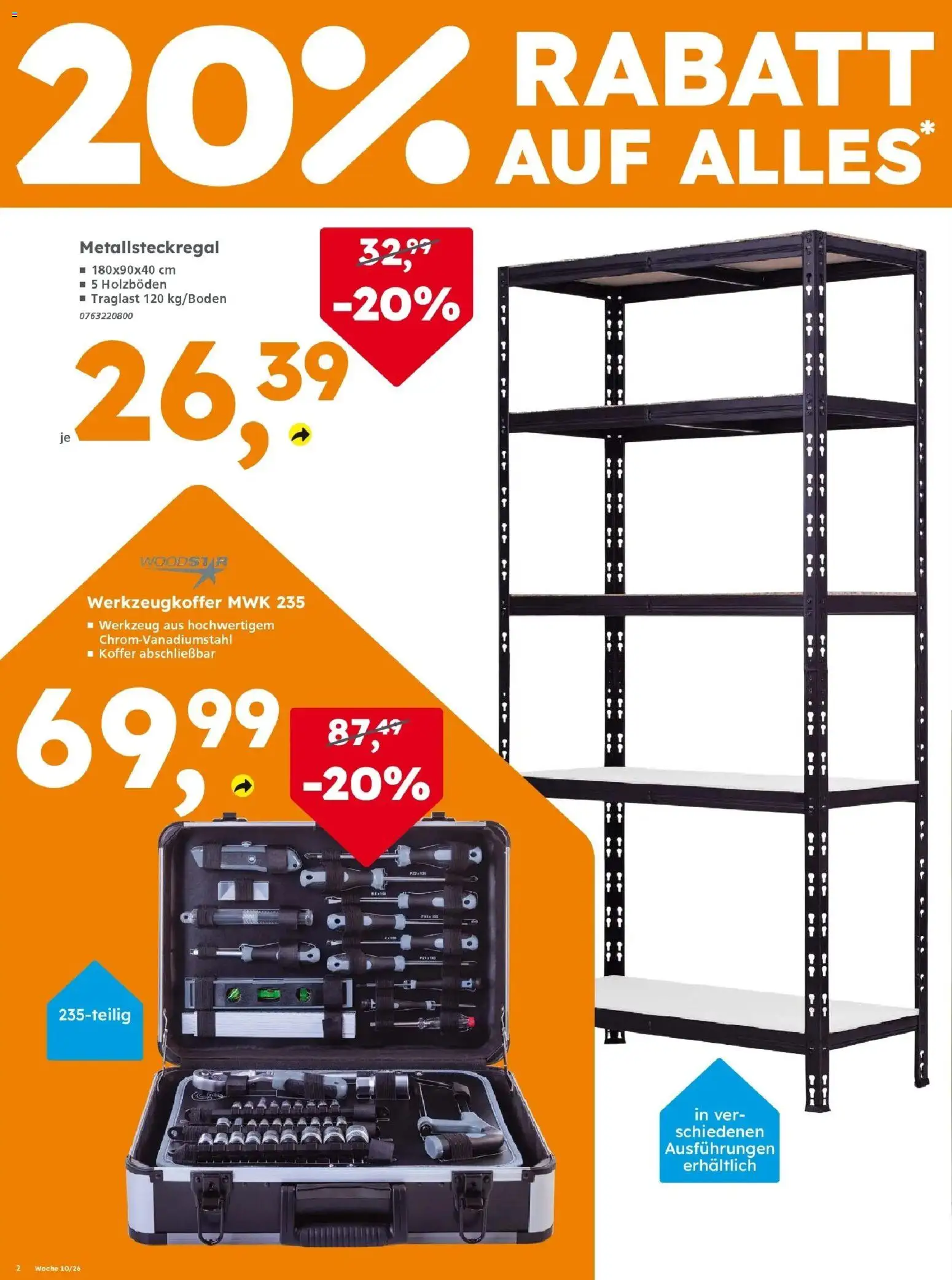 Globus Baumarkt prospekt Lahnstein	 – gültig ab 28.02.2026 | Seite: 2 | Produkte: Koffer