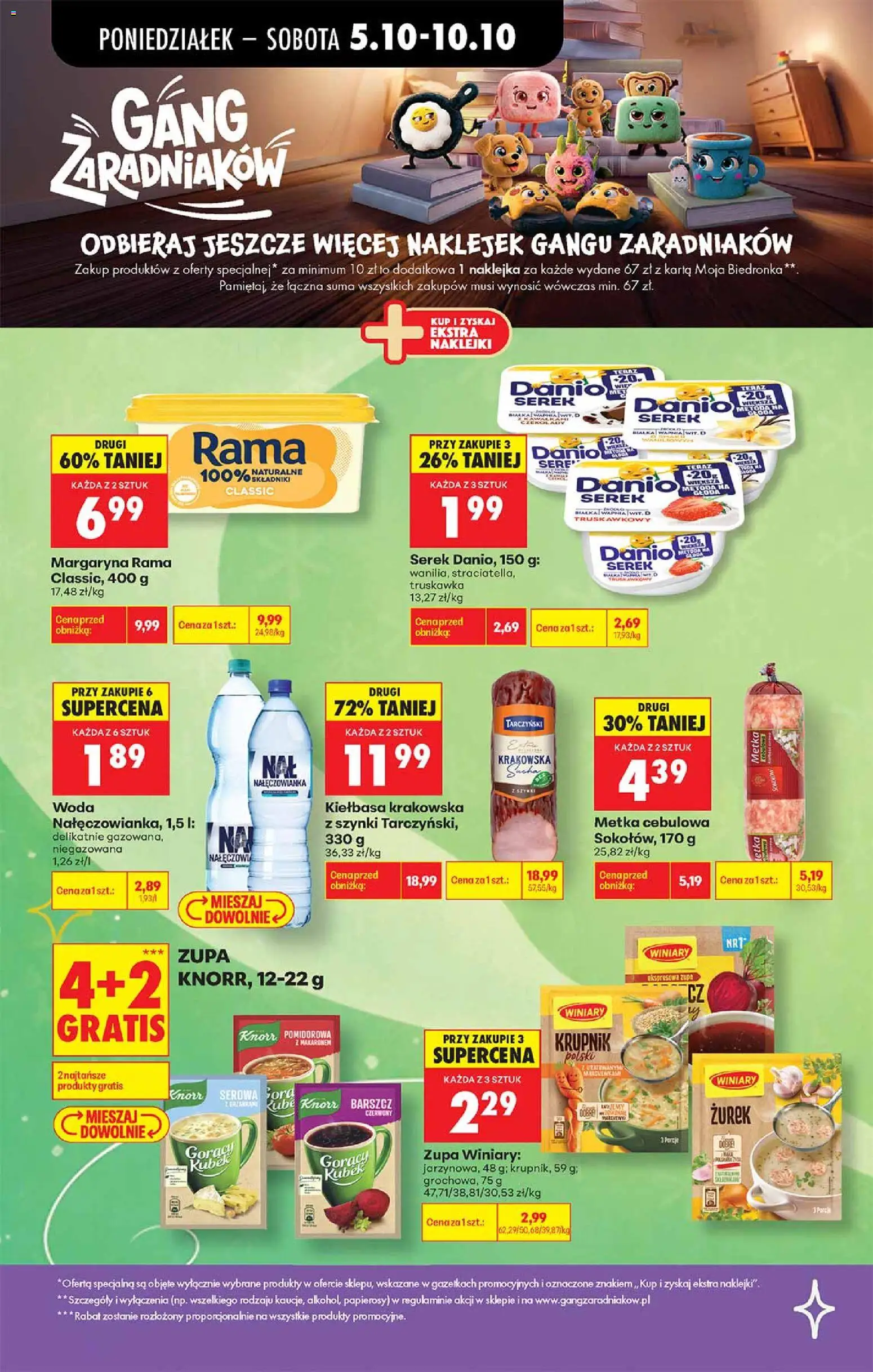 Biedronka Polsko leták - Gang zaradniaków od 05.10.2026 | Strana: 8 | Produkty: Rama, Knorr