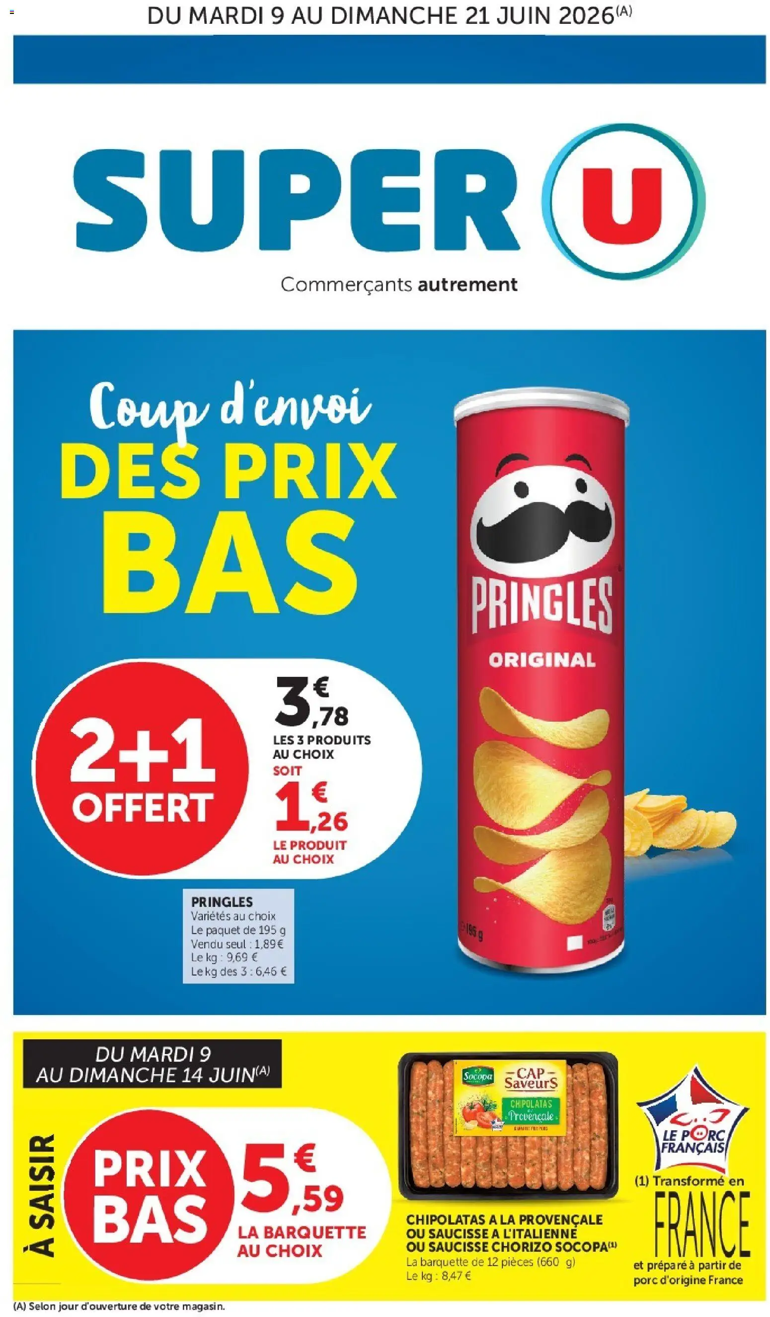 {H1} | Page: 1 | Produits: Chorizo, Saucisse, Porc
