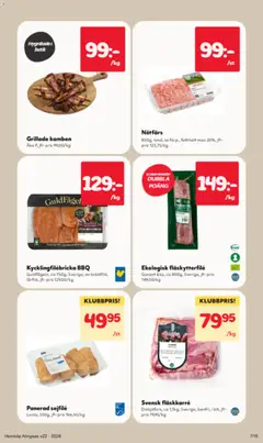 Ekologisk fläskytterfilé, Garant Eko, ca 800g, Sverige, jfr-pris 149,00/kg - Förhandsvisning av reklamblad från butik Hemköp aktuell från 25.05.2026 | Sida: 10