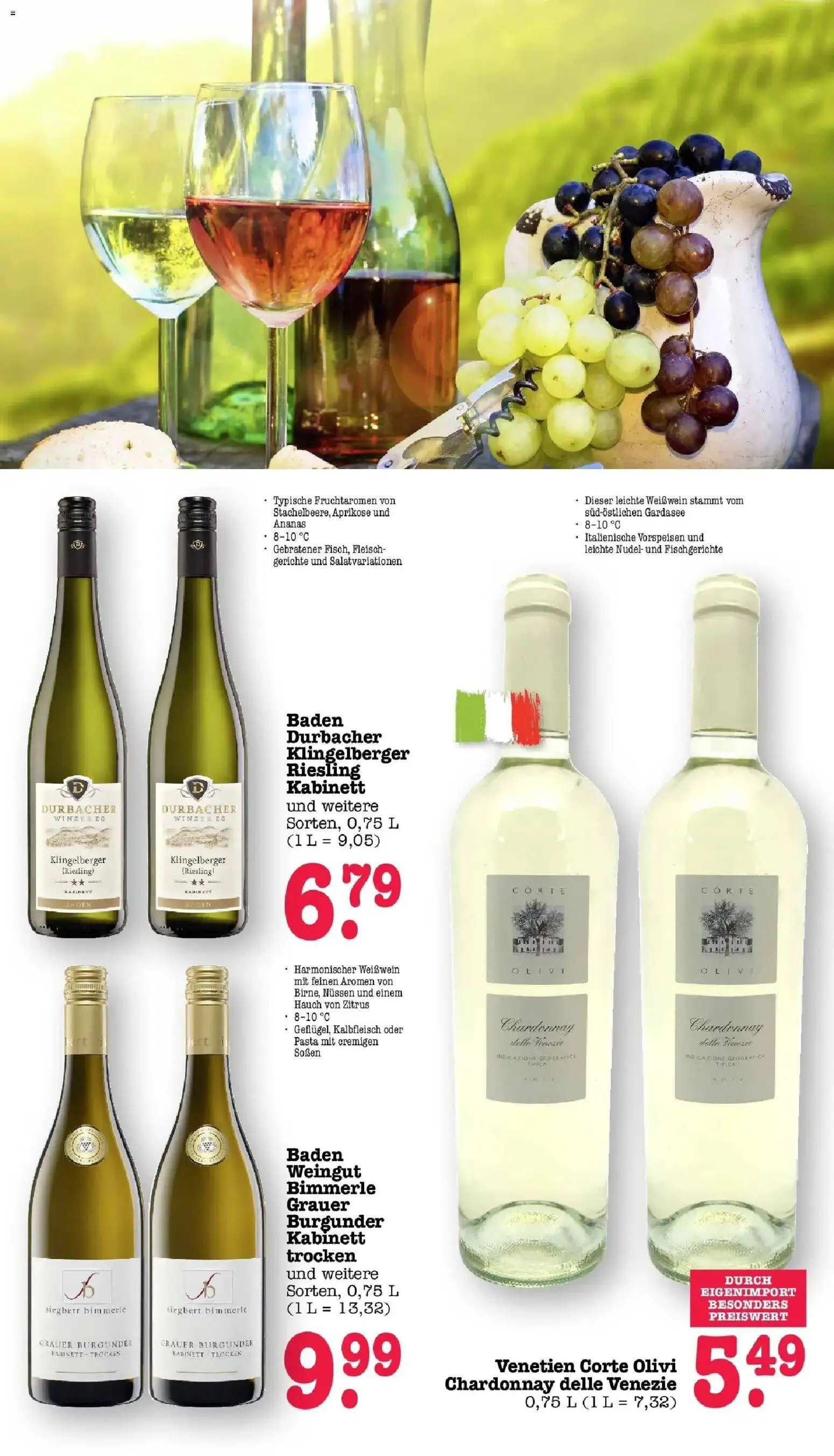 Edeka Prospekt Bühlertal (ab 10.08.2026) » Angebote Online | Seite: 54 | Produkte: Weißwein, Ananas, Gerichte, Fleisch