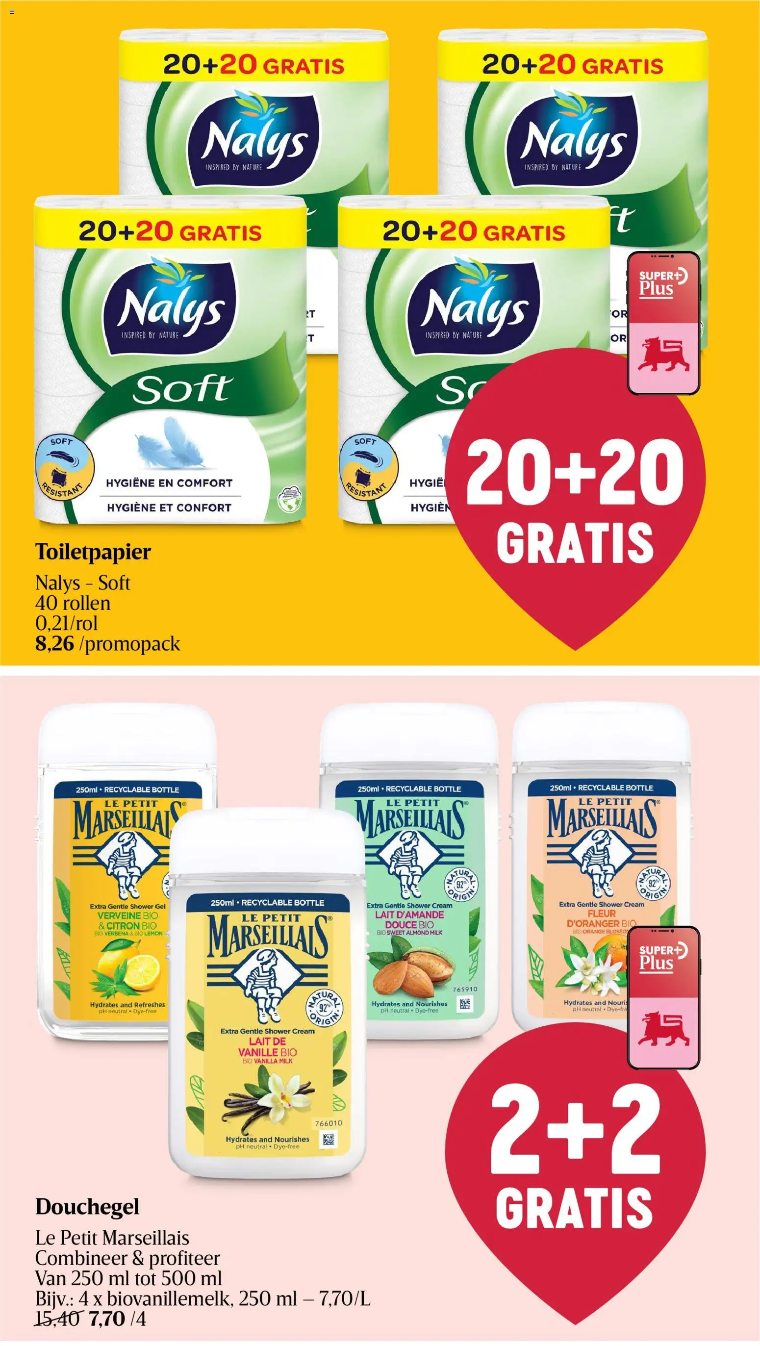 {H1} | Pagina: 40 | Producten: Gel, Toiletpapier, Douchegel
