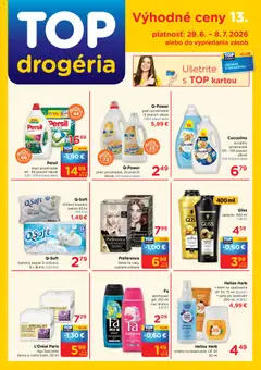 TOP Drogéria leták platný od 29.06.2026