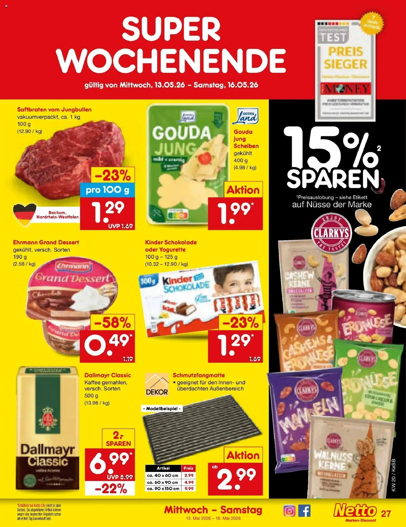 Netto Marken-Discount Prospekt Kruft	 – gültig ab 10.05.2026 | Seite: 38