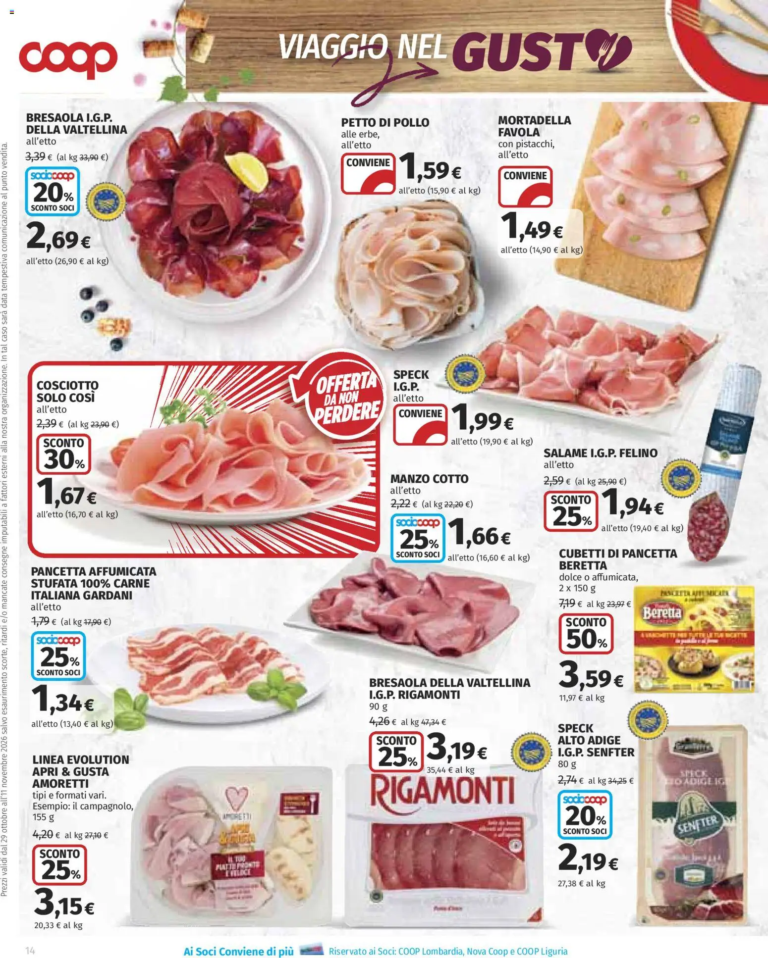 Volantino COOP del 29/10/2026 | Pagina: 14