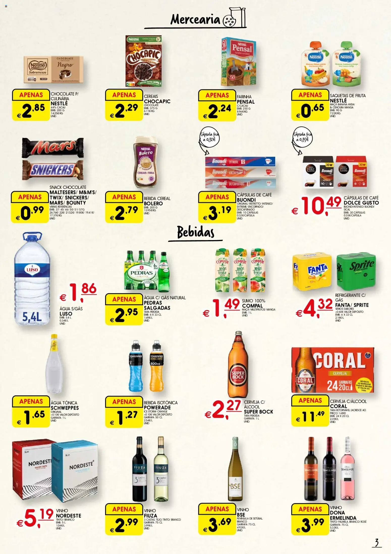 Meu Super Madeira │ válido de 28.05.2026 | Página: 3 | Produtos: Refrigerante, Nestlé, Cenoura, Bebida