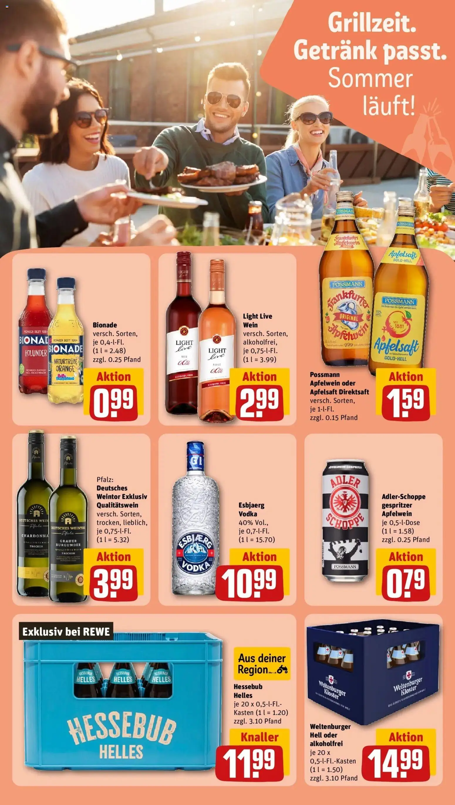 REWE Prospekt ab 04.05.2026 zum Blättern » Angebote | Seite: 25 | Produkte: Apfelsaft, Apple, Wein, Vodka