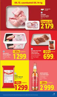 Lidl akciós újság - amely érvényes a következő dátumtól: 11.06.2026 | Oldal: 51