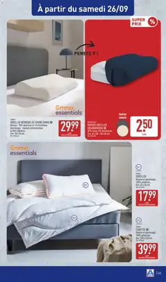 Aldi - Prévisualisation de COUETTE, Housse et garnissage : 100% polyester. Env. 240 x 220 cm. valide à partir de 22/09/2026 | Page: 47