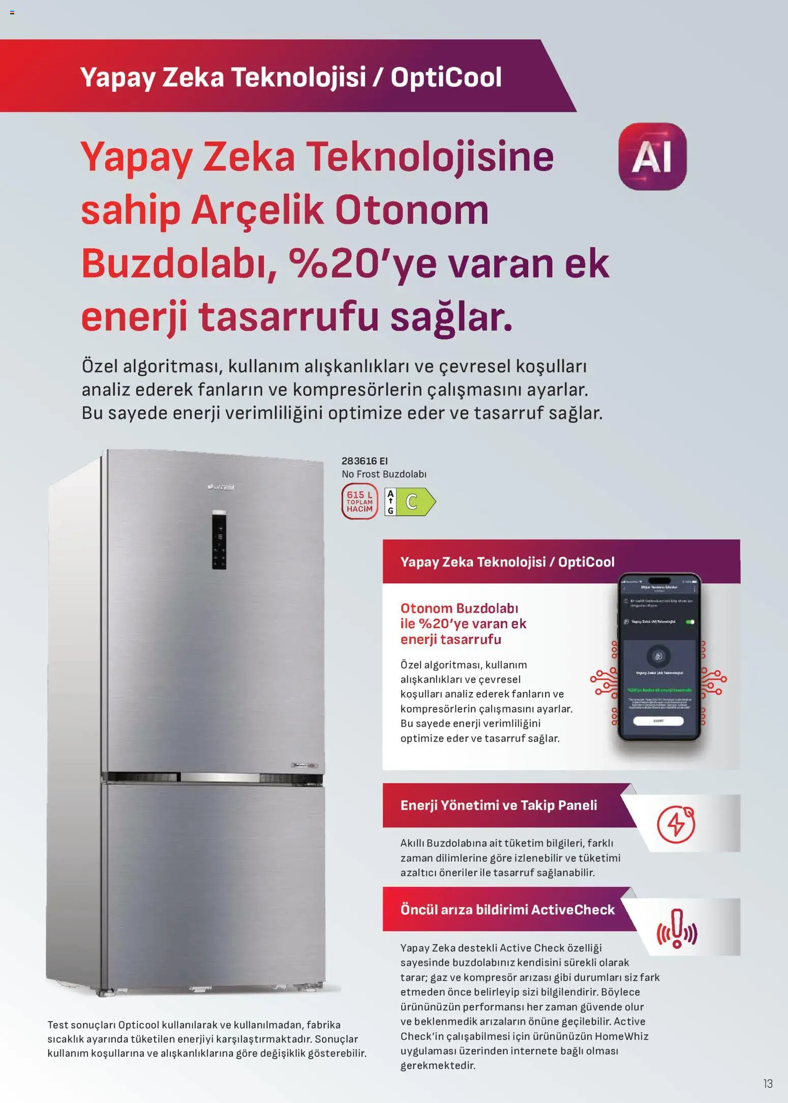Arçelik Katalog - 16 Ekim 2026 tarihinden itibaren geçerlidir | Sayfa: 13