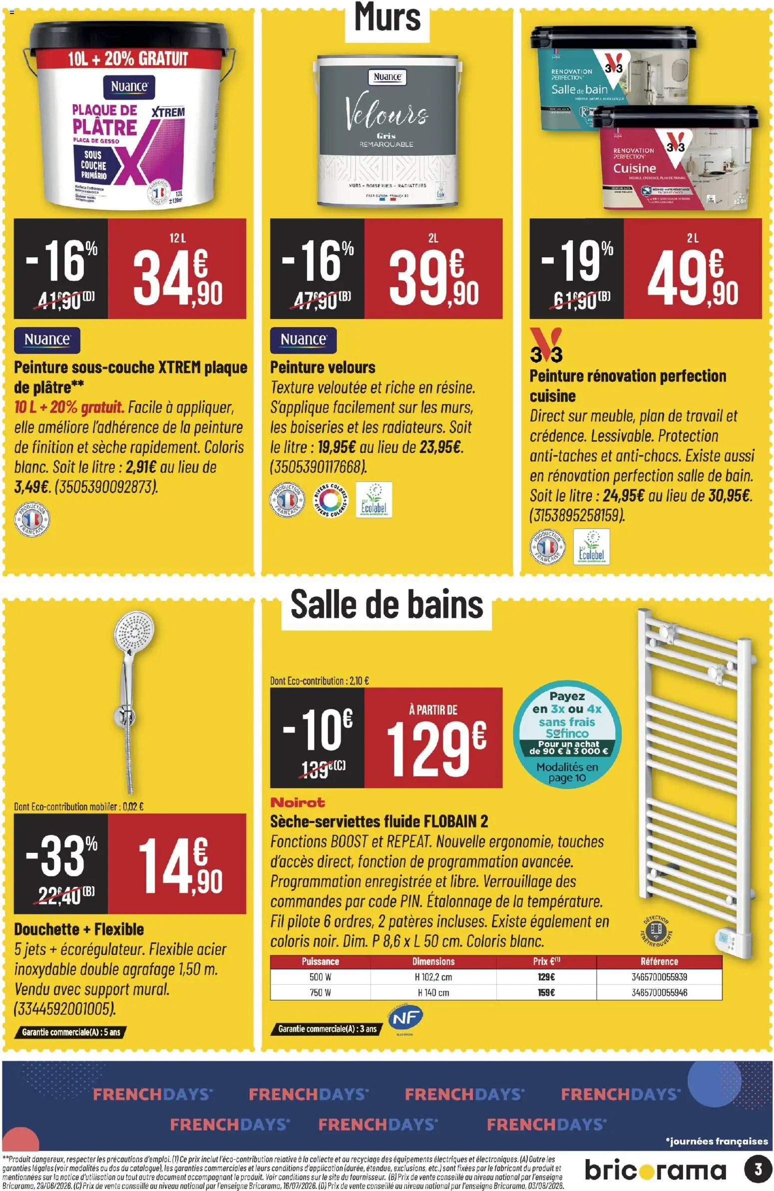{H1} | Page: 3 | Produits: Plan de travail, Poids, Plâtre, Plaque de platre