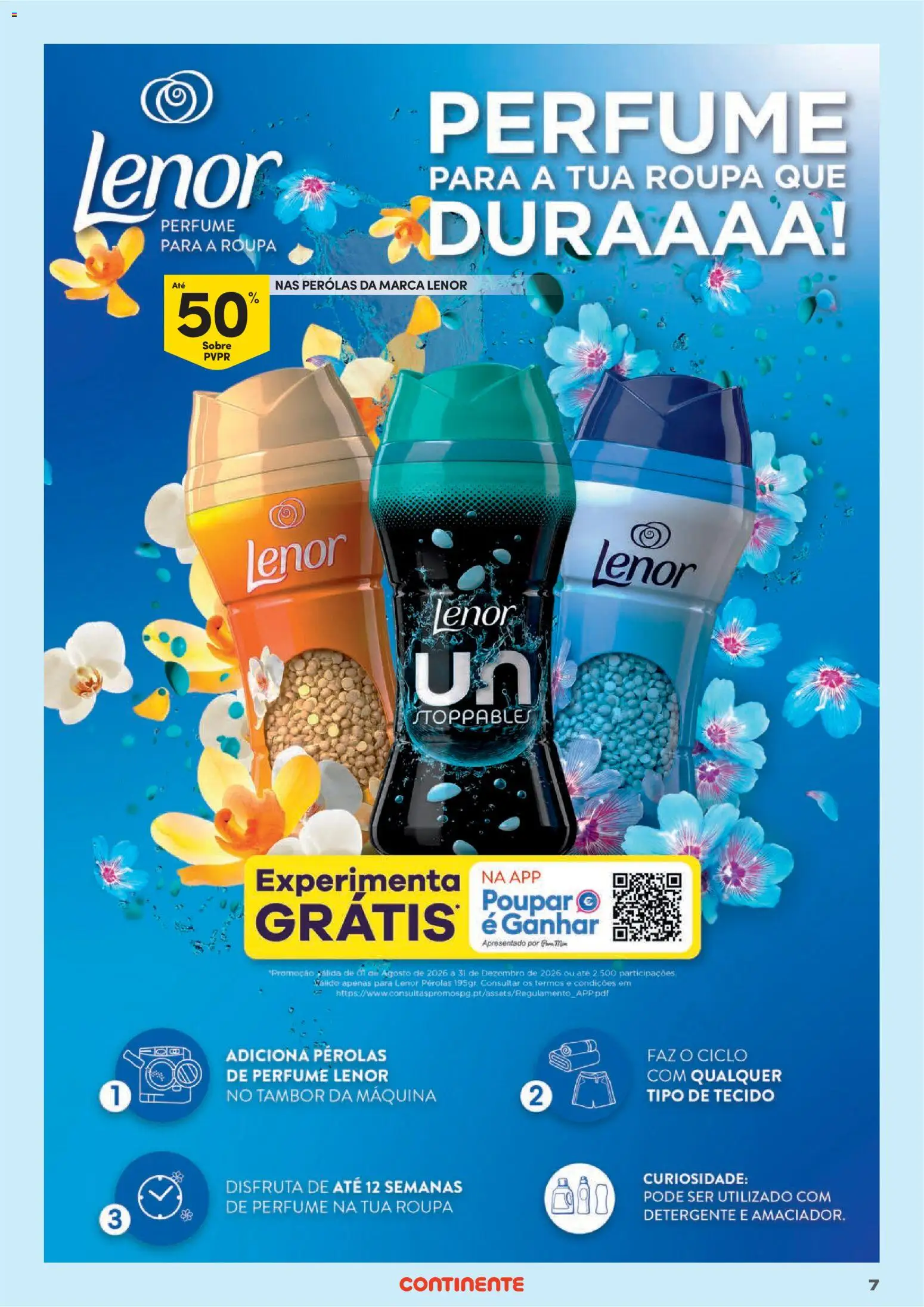 Continente - Limpeza do Lar │ válido de 01/09/2026 | Página: 7 | Produtos: Perfume, Detergente