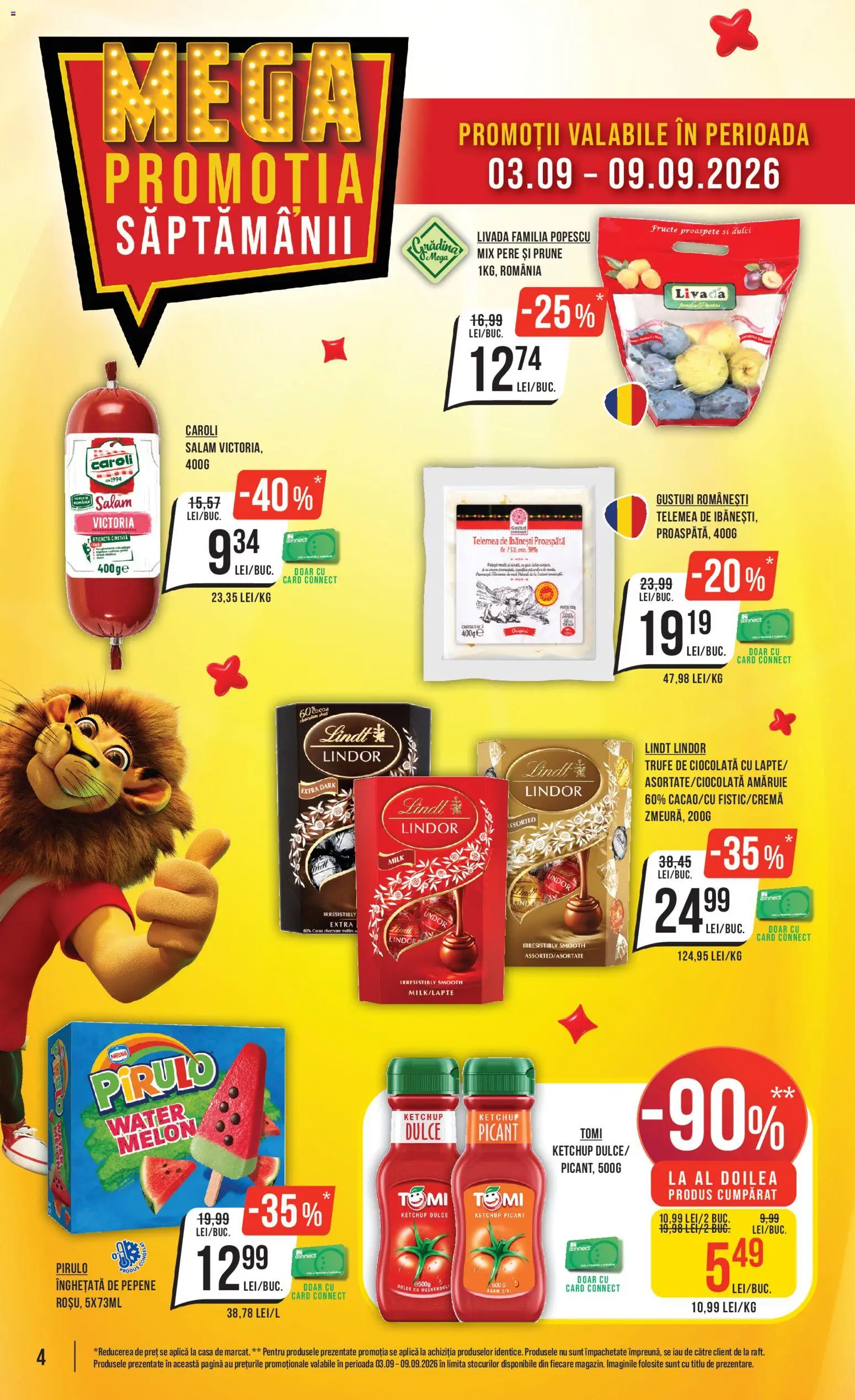 Noul catalog Mega Image – valabil de la 03.09.2026 | Pagină: 4 | Produse: Gradina, Aplică, Ketchup, Fructe