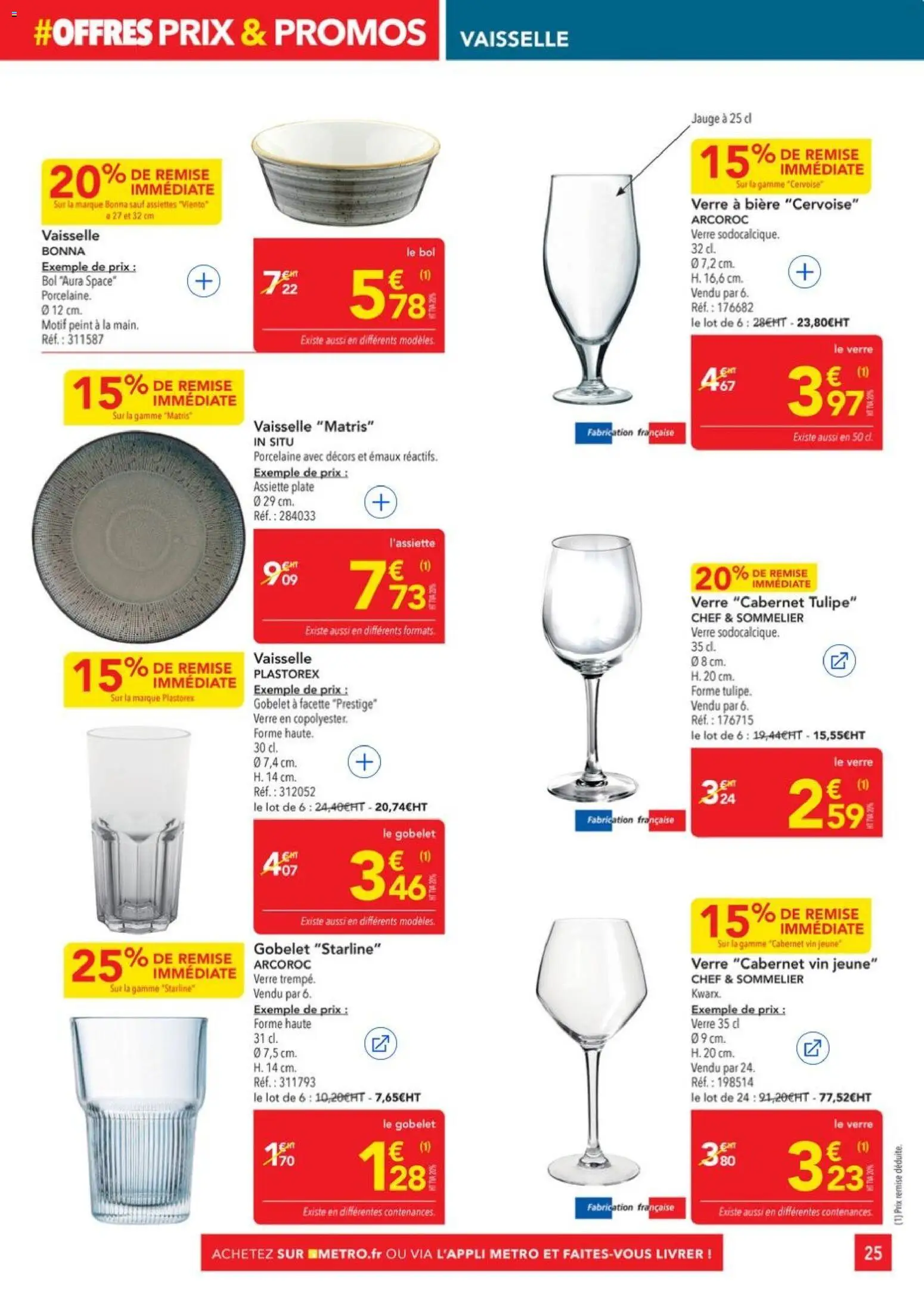 {H1} | Page: 25 | Produits: Bol, Porcelaine, Vin, Bière