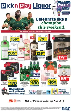 Pick n Pay specials catalogue – valid from 30/07/2026