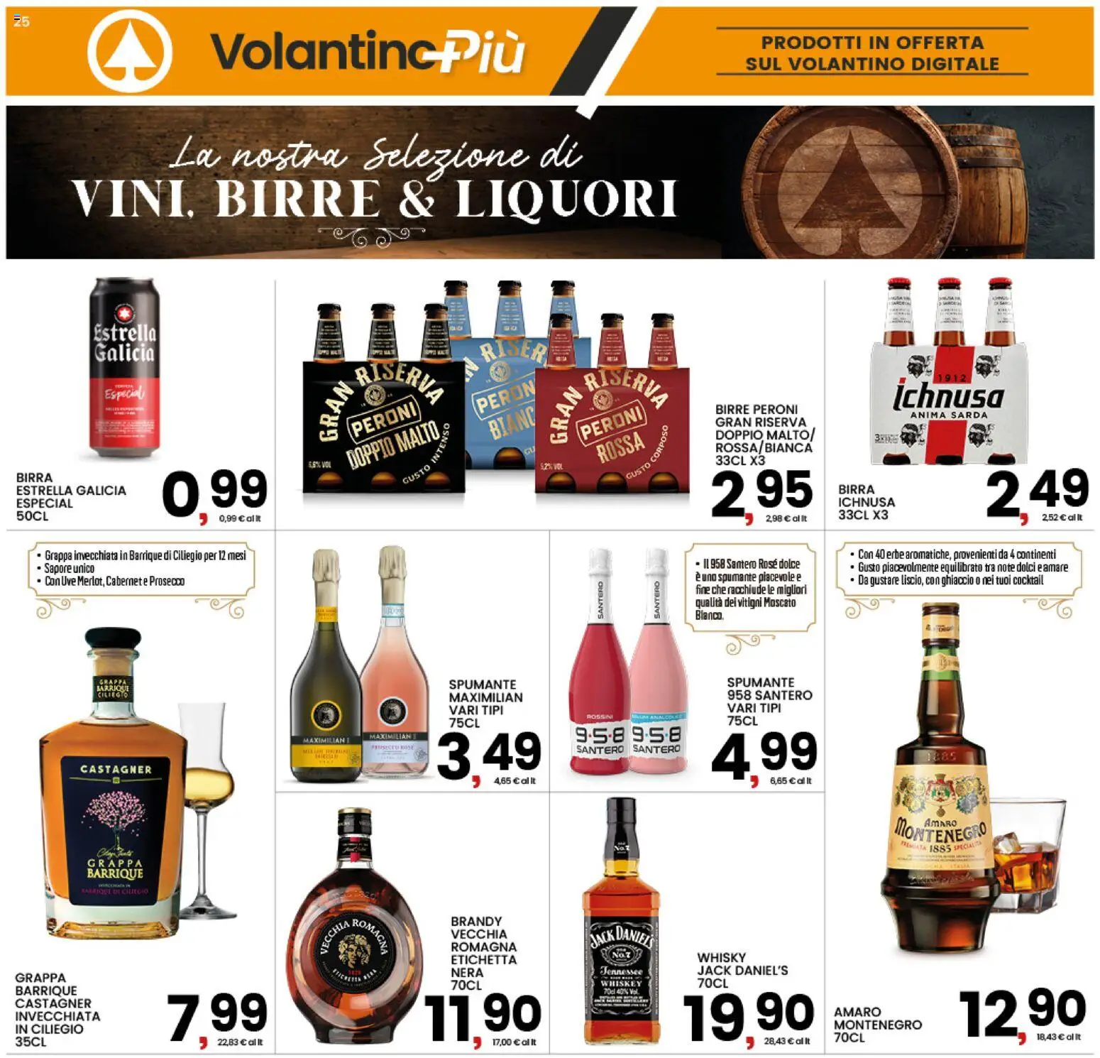 Volantino Interspar del 12/10/2026 | Pagina: 25 | Prodotti: Cocktail, Prosecco, Ghiaccio, Amaro