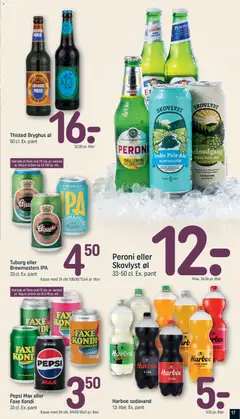 Pepsi Max eller Faxe Kondi, 33 cl. Ex. pant gyldig fra 26.05.2026 | Side: 17