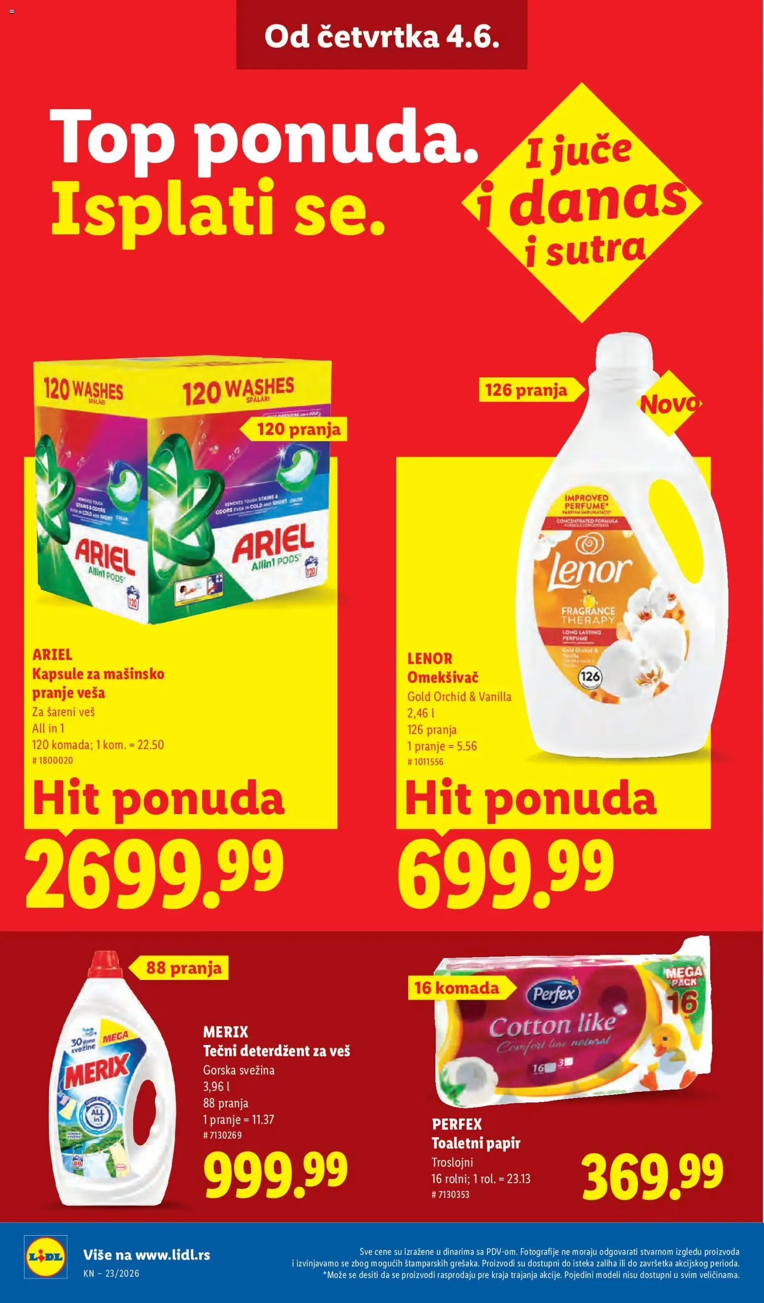 Lidl katalog - važi od 04.06.2026 | Strana: 32