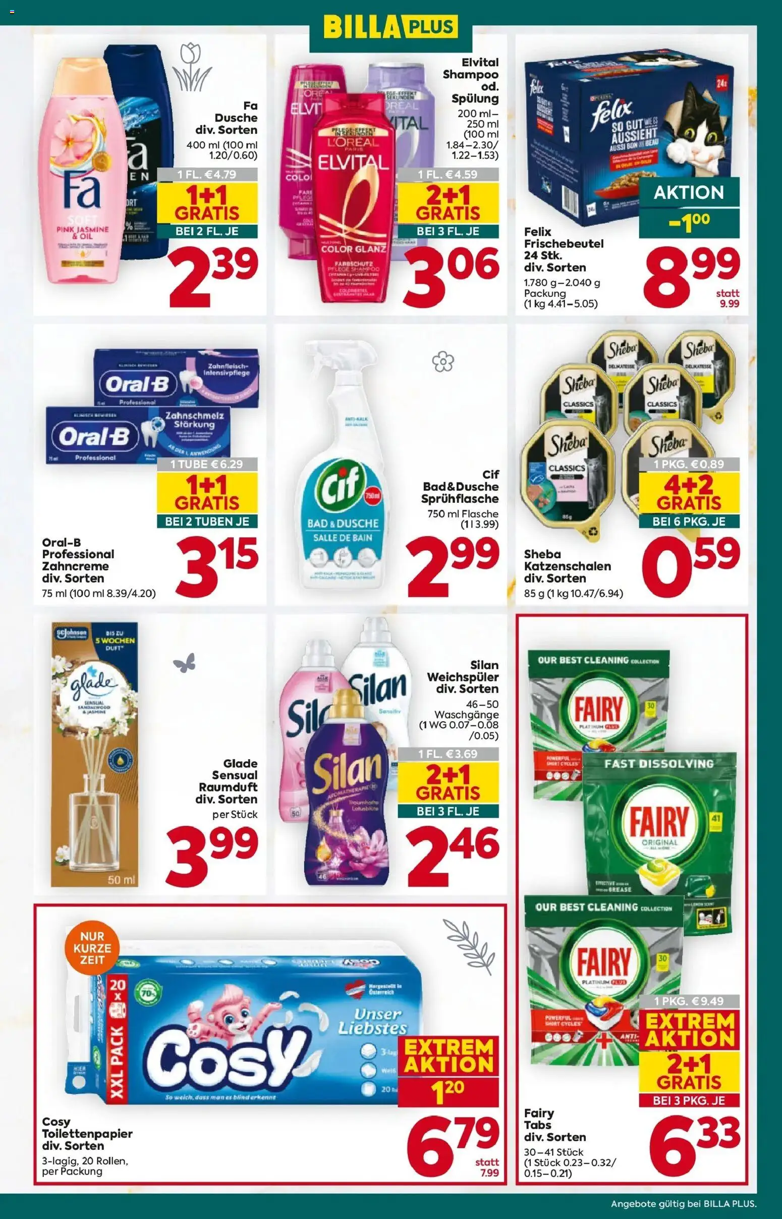 Billa Plus Flugblatt - Niederösterreich gültig ab 12.03.2026 | Seite: 15 | Produkte: Bad, Shampoo, Spülung, Weichspüler