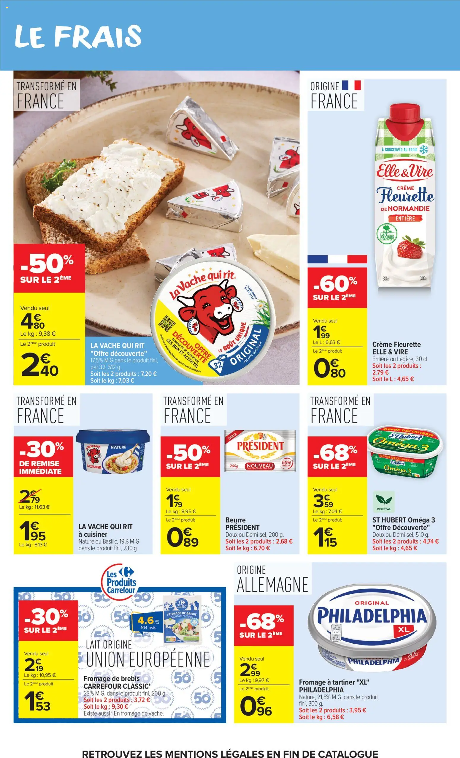 {H1} | Page: 15 | Produits: Lait, Beurre, Jeux, Crème