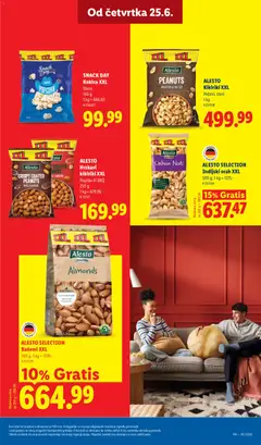 ALESTO SELECTION Indijski orah XXL, 500 g - pregled Lidl kataloga - važi od 25.06.2026 | Strana: 43