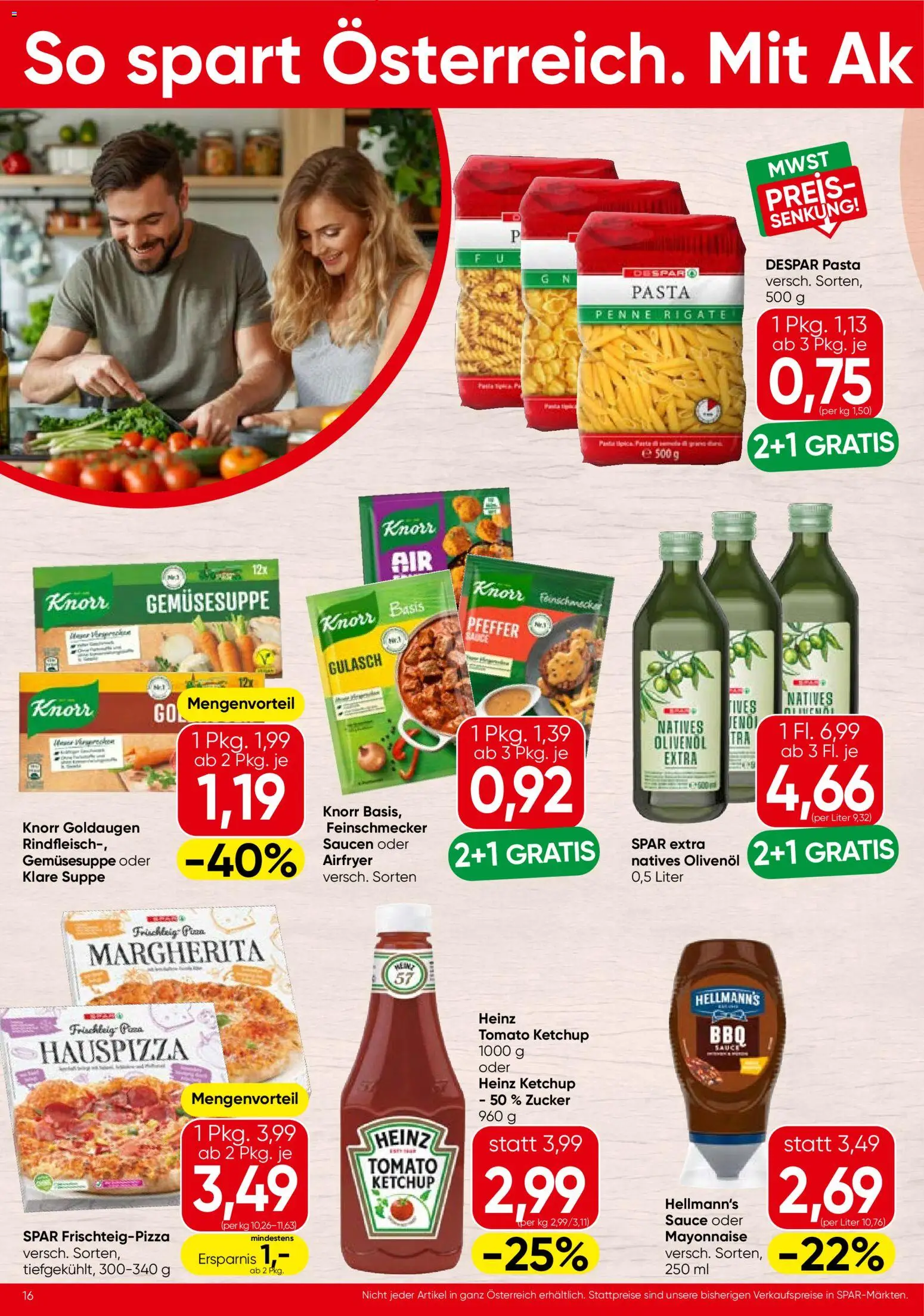 Spar - Flugblatt gültig ab 27.08.2026 | Seite: 16