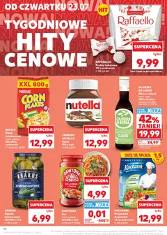 Náhled letáku Kaufland Polsko leták od 23.07.2026 | Strana: 10 | Produkty: Krém, Kokos, Karty, Nutella
