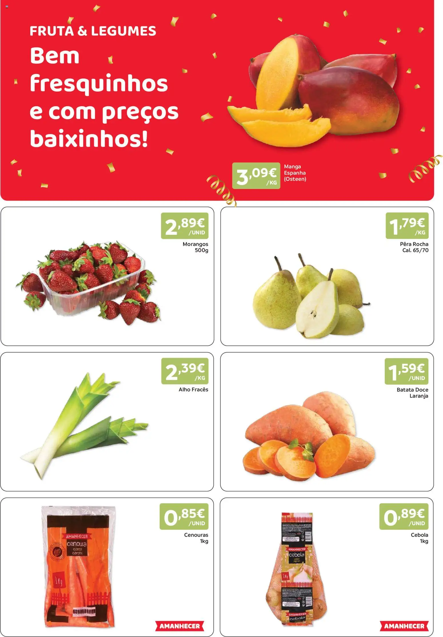 Amanhecer folheto Madeira │ válido de 01/10/2026 | Página: 8 | Produtos: Batata, Cebola, Cenoura, Alho