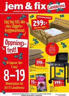 Jem & Fix erbjudanden - Förhandsvisning av reklamblad från butik Jem & Fix aktuell från 05.05.2026