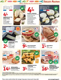 Auchan - Prévisualisation de Auchan prospectus valide à partir de 27.05.2026 | Page: 27 | Produits: Plateau, Lait, Pain, Jambon