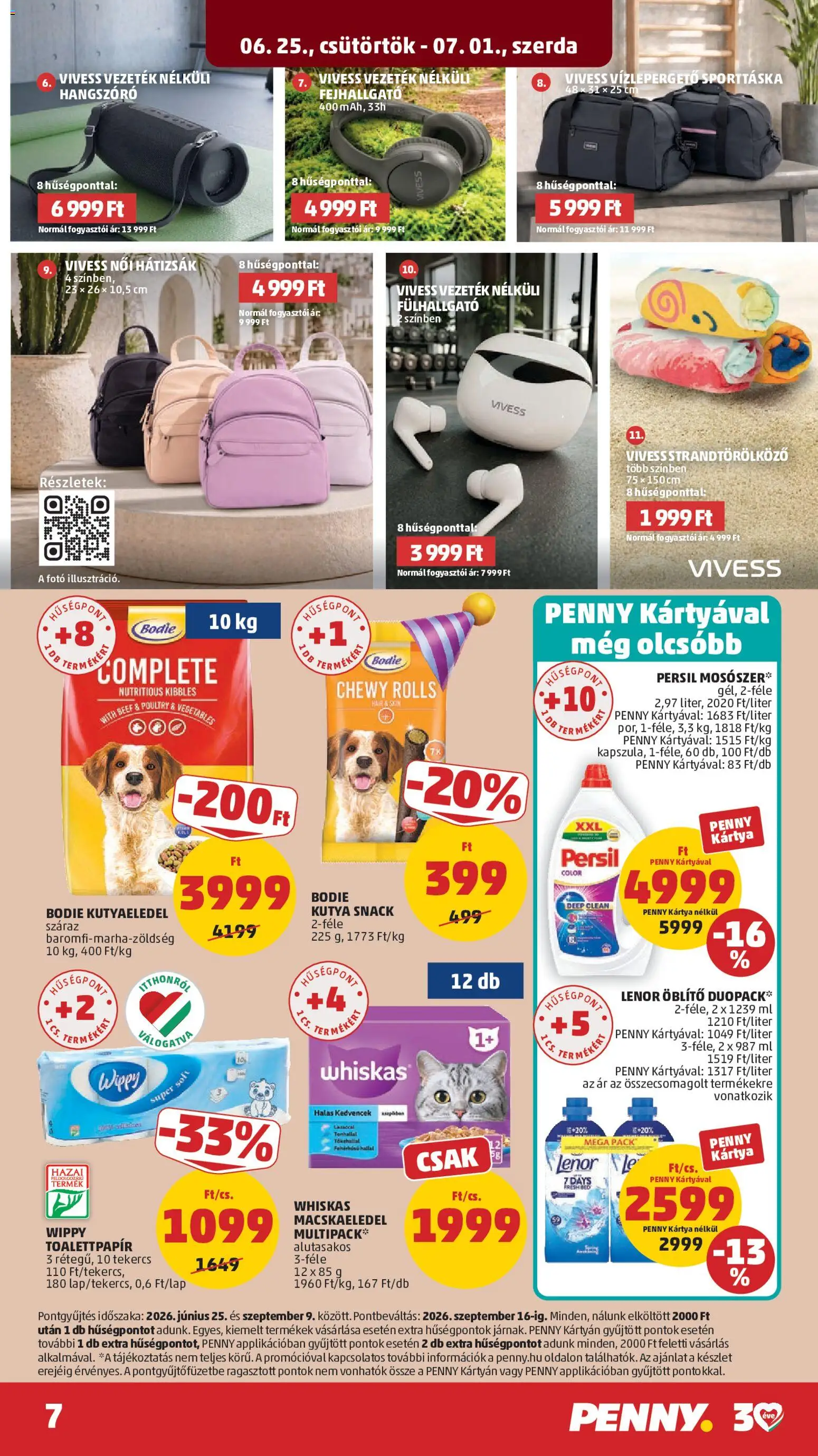 PENNY akciós ujság - amely érvényes a következő dátumtól: 25.06.2026 | Oldal: 7