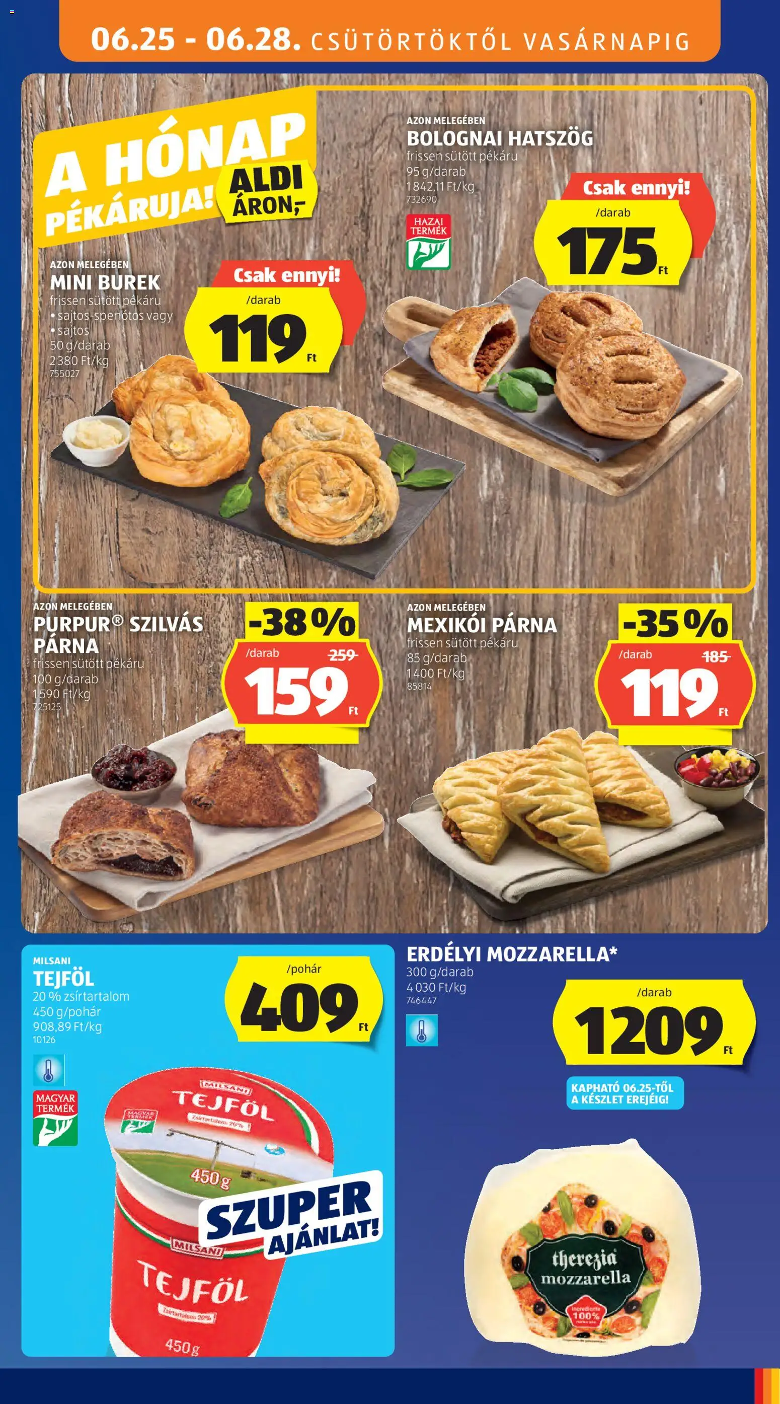 Aldi akciós ujság - amely érvényes a következő dátumtól: 25.06.2026 | Oldal: 13