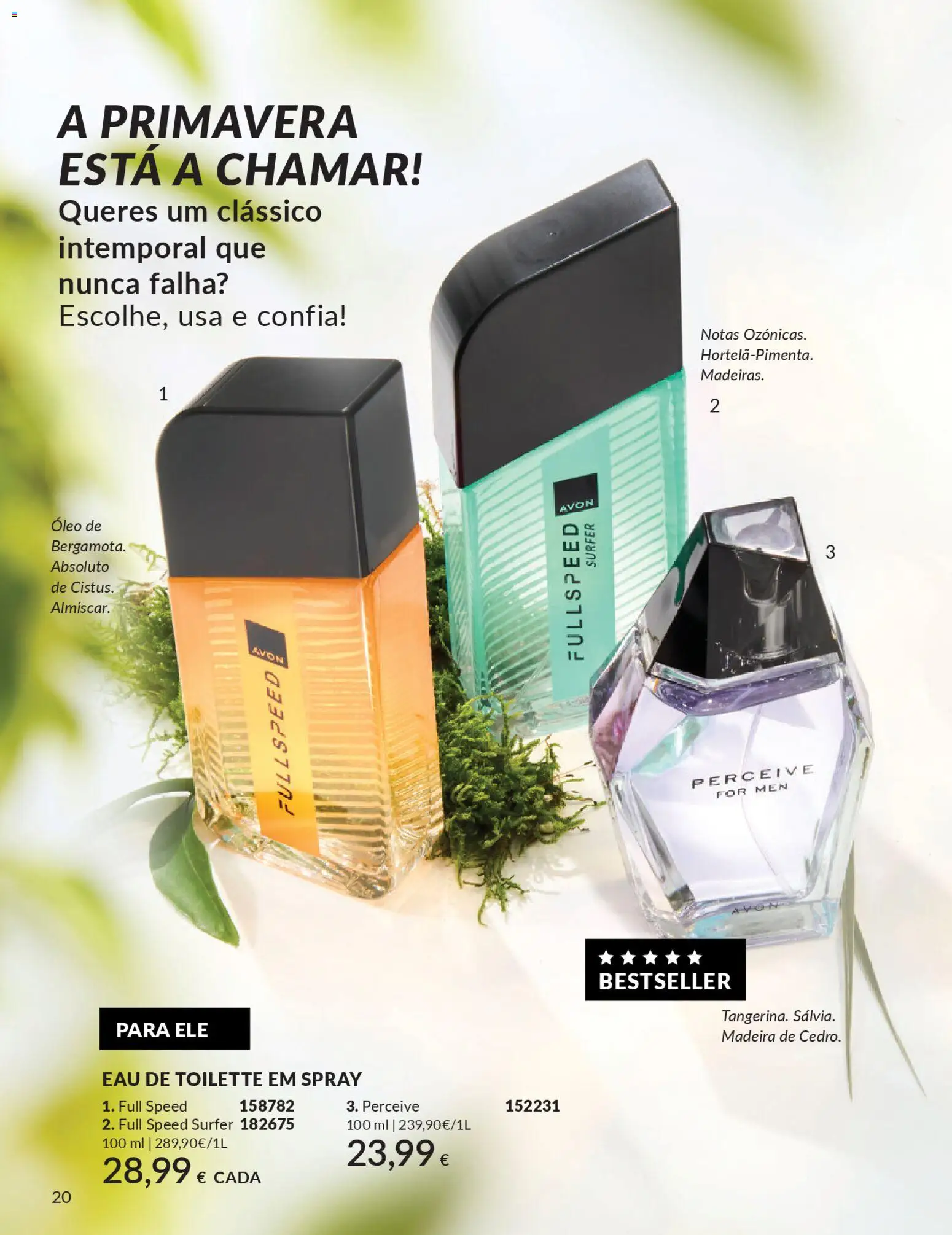 Catálogo Avon Campanha 4 │ válido de 01.04.2026 | Página: 20 | Produtos: Eau de toilette, Óleo