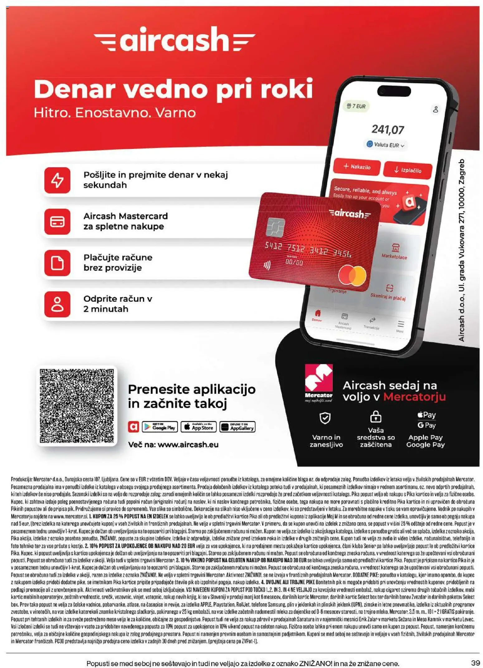 Novi Mercator katalog ponudbe – veljaven od 06.08.2026 | Stran: 39
