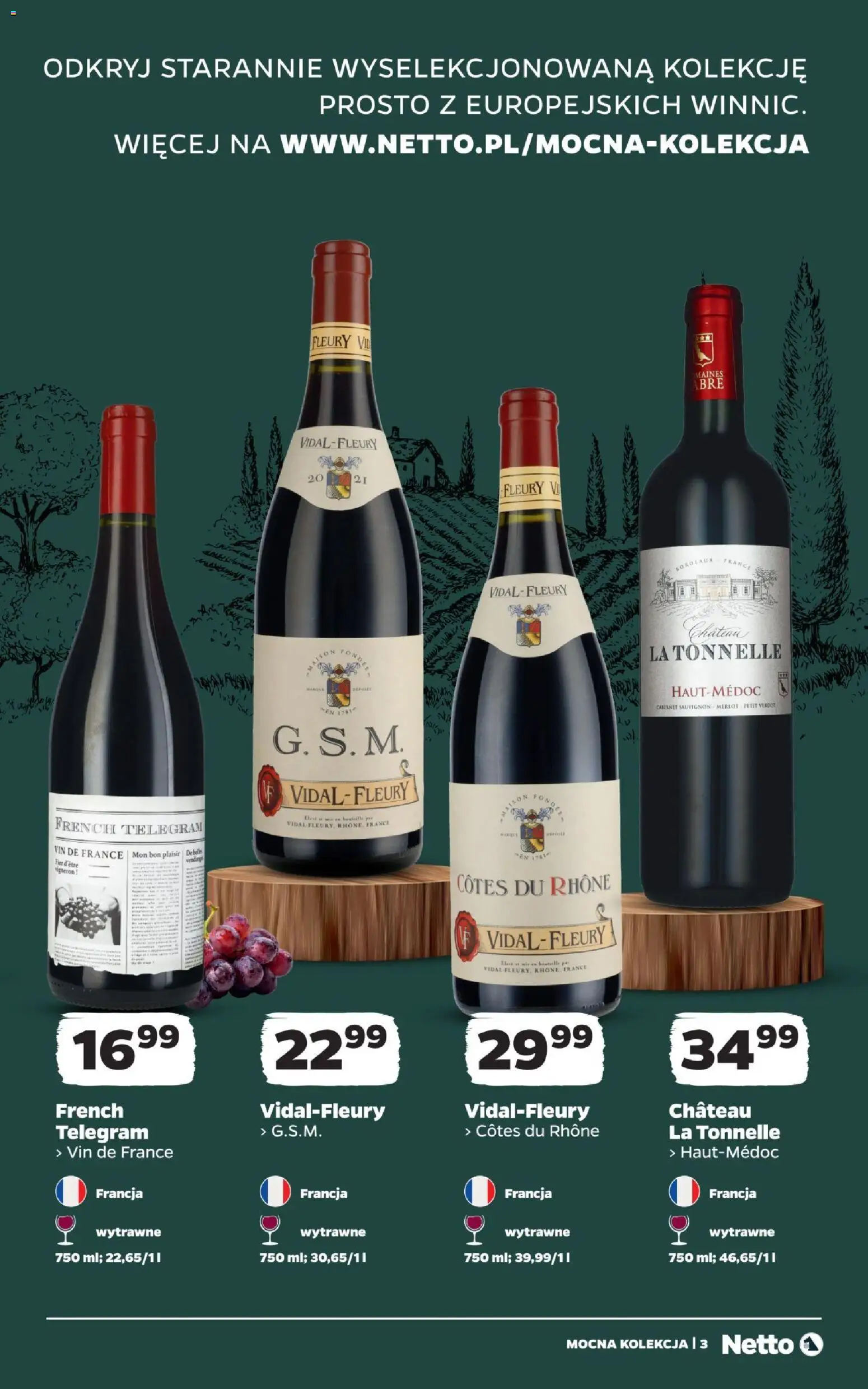 Netto gazetka - Wina od 25.10.2026 | Strona: 3 | Produkty: Merlot