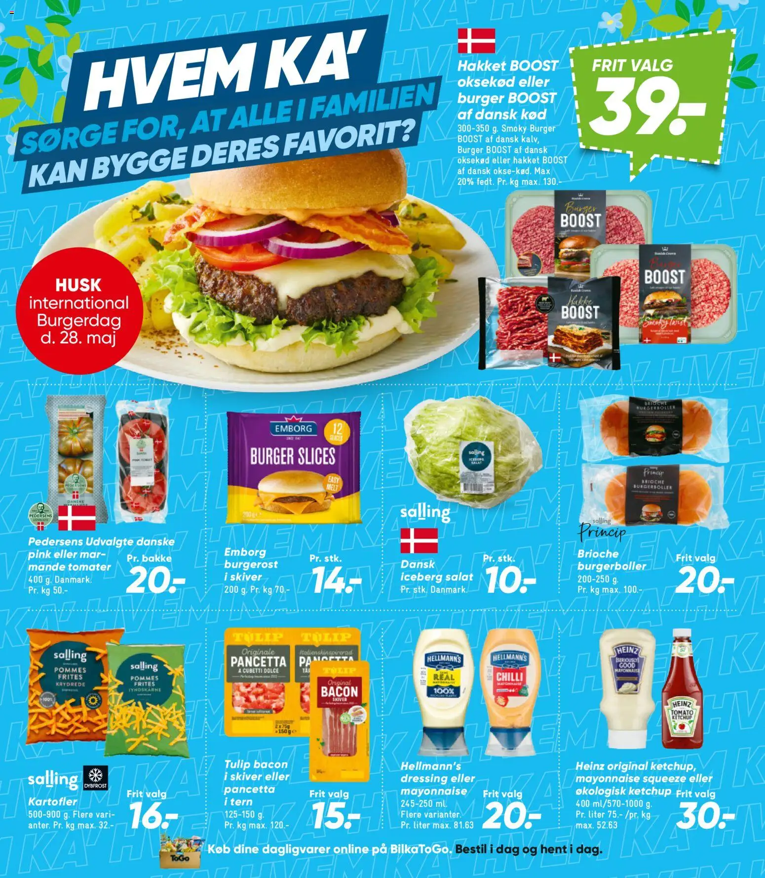 Bilka tilbudsavis – gyldig fra 22.05.2026 | Side: 21 | Produkter: Tomater, Salat, Chilli, Bacon