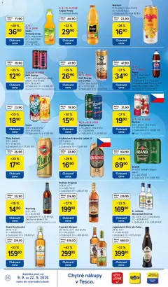 Náhled letáku Captain Morgan, 25-35 %, 0,7 l, dva druhy od 09.09.2026 | Strana: 26
