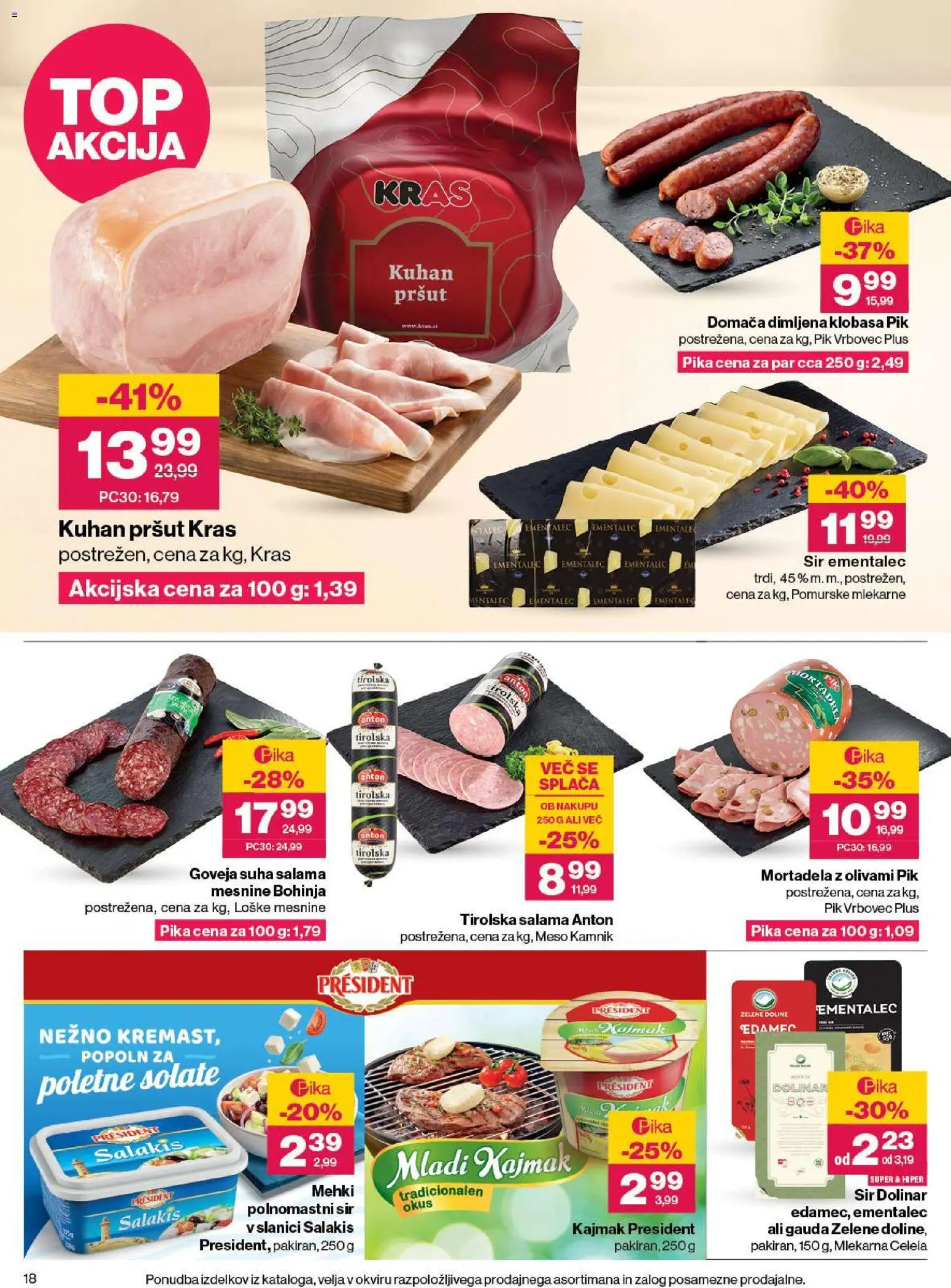 Novi Mercator katalog ponudbe – veljaven od 06.08.2026 | Stran: 18