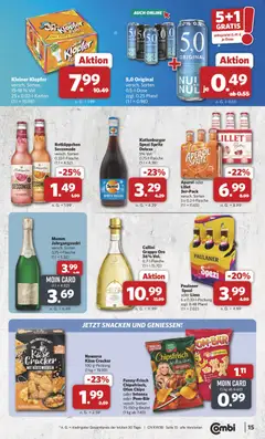 Combi Prospekt ab 14.09.2026 gültig | Seite: 17 | Produkte: Ofen, Pils, Lillet, Rotkäppchen