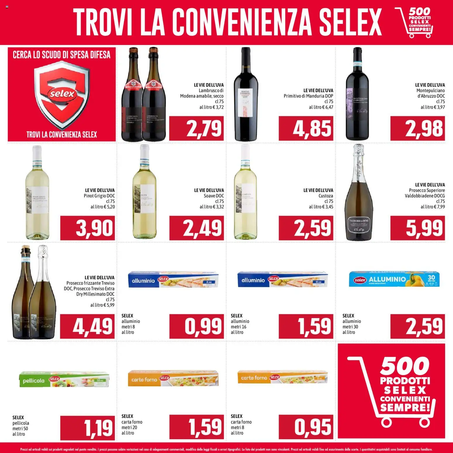 Volantino Emisfero del 21/09/2026 | Pagina: 17 | Prodotti: Prosecco, Forno, Alluminio, Lambrusco
