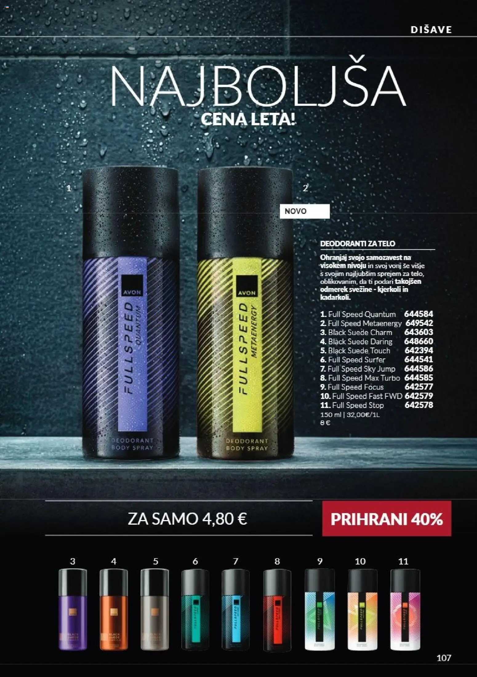 Novi Avon katalog ponudbe – veljaven od 01.10.2026 | Stran: 107 | Izdelki: Deodorant